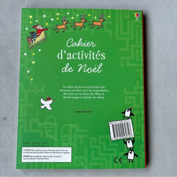 FRENCH ~ Set of 2 ~ Christmas Activity Craft Books - Picture 3 of 13